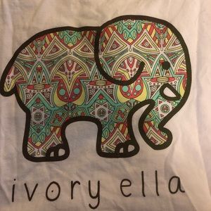 Ivory ella short sleeve tee